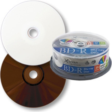 BD-R inkjet printable white 25GB 4x - Xlayer