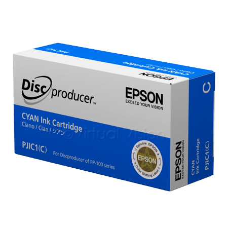 Inkoustová kazeta Epson Discproducer azurová PJIC1 / PJIC7 - C13S020688 / C13S020447