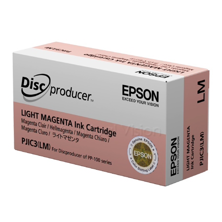 Cartouche d'encre Epson Discproducer magenta clair PJIC3 / PJIC7 - C13S020690 / C13S020449