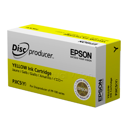Wkład atramentowy Epson Discproducer żółty PJIC5 / PJIC7 - C13S020692 / C13S020451