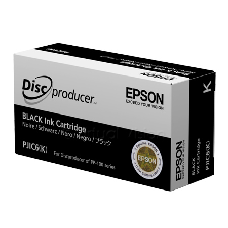 Epson Discproducer blækpatron sort PJIC6 / PJIC7 - C13S020693 / C13S020452