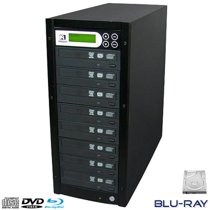 U-Reach 1-7 CD / DVD / Blu-Ray Duplicator with hard disk